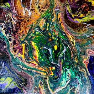 Poured Painting “Universe” #07